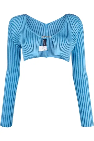 Jacquemus La maille Pral?? crop top