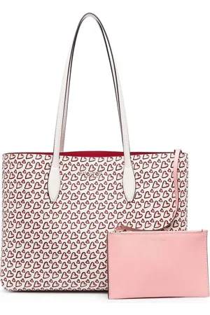 ON SALE* KATE SPADE #36464 Pastel Pink Smooth Leather Tote Bag