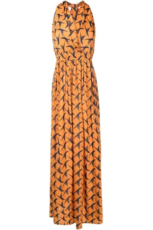 Lygia & Nanny Vênus halterneck long dress