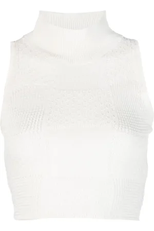 Woolrich X Dani??lle Cathari high-neck knitted cropped top