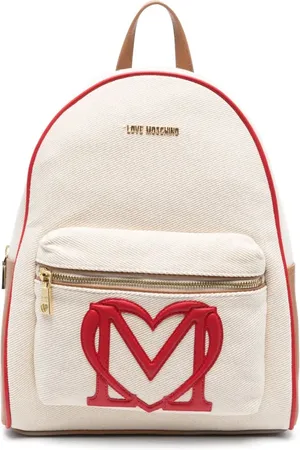 Moschino Logo-appliqu?? textured backpack
