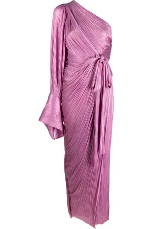 MARIA LUCIA HOHAN Palmer plissé-pleated gown
