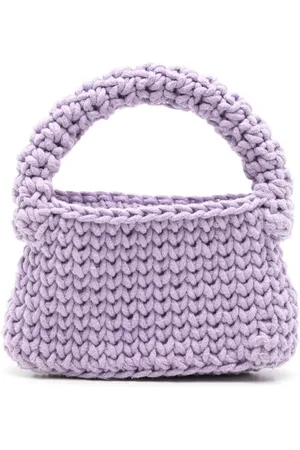 Nannacay Nicoletta crochet-knit shoulder bag