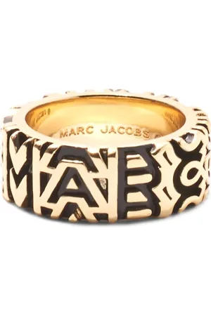 Marc jacobs logo hot sale band ring