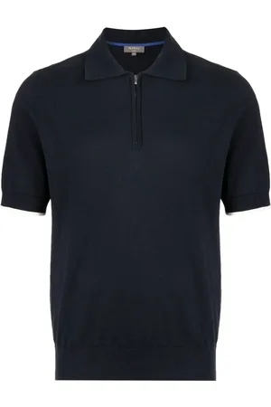 N.PEAL Fine-knit polo shirt