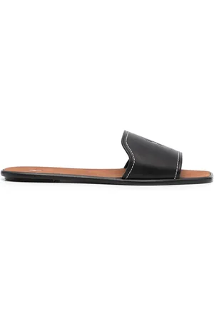 Ralph Lauren Debossed-logo leather sandals