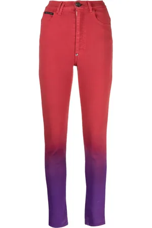Philipp Plein High-waisted ombré jeggings