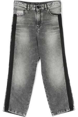 Nº21 Logo-appliqu?? straight-leg jeans