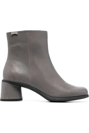 Gray flat hot sale ankle booties