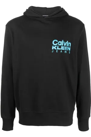 Hoodies and sweatshirts Calvin Klein Jeans Motion Blur Photopri Sweatshirt  Black