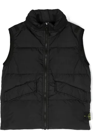 Stone Island Compass-appliqué quilted gilet