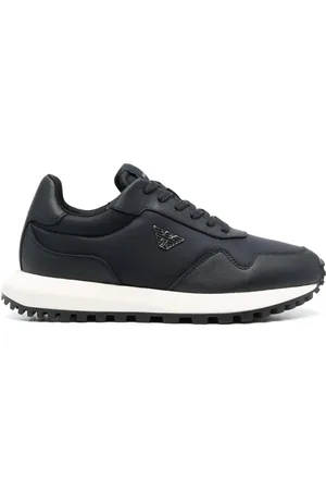 Emporio Armani Logo-appliqu?? panelled sneakers
