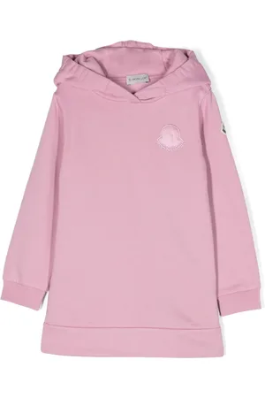 Moncler Logo-appliqué hoodie dress