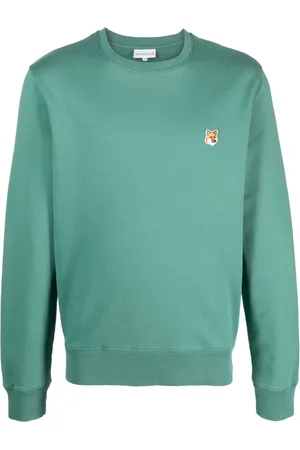 Maison Kitsuné Fox logo-appliqu?? jersey sweatshirt
