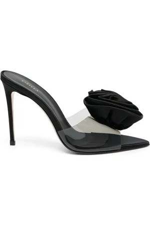 LE SILLA Rose 110mm floral-appliqu?? sandals