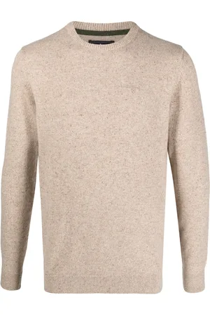 Barbour Mélange-effect crew-neck jumper