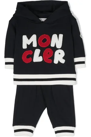 Moncler Logo-appliqué chenille tracksuit set