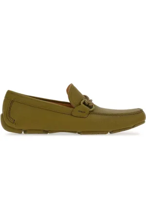 Green hot sale moccasins mens