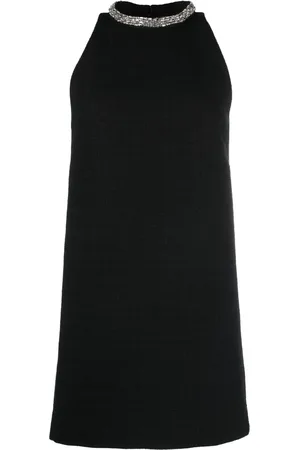 Sandro Jewelled-collar dress
