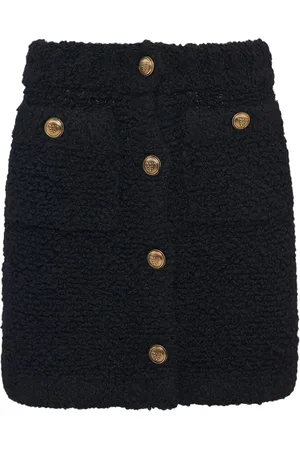 Prada Button-up bouclé mini skirt