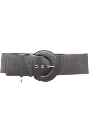 Twin-Set Mélange-effect striped belt