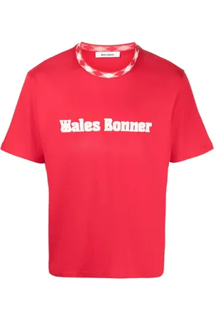 WALES BONNER Original logo-appliqué T-shirt
