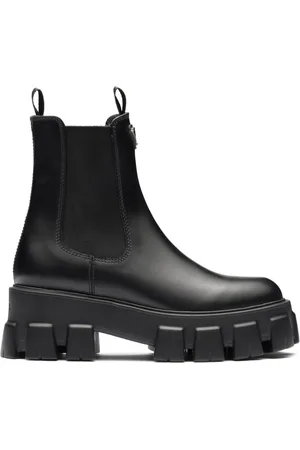 Prada, Monolith Gabardine; Rubber Boots, Black, IT 41, Moda Operandi