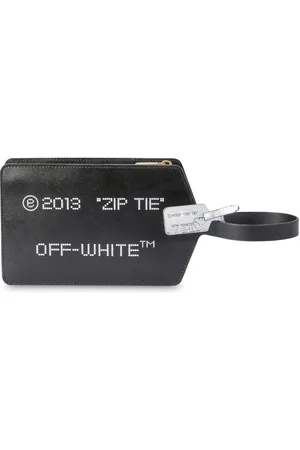 Off-White c/o Virgil Abloh Zip Tie Zip-up Clutch Bag in Blue for