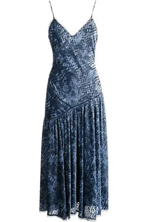 ULLA JOHNSON Elodie devor??-effect midi dress
