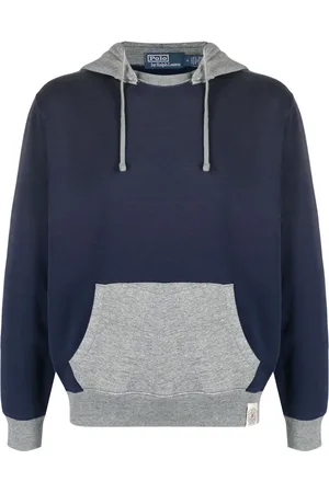 Ralph Lauren Two-tone mélange-effect hoodie