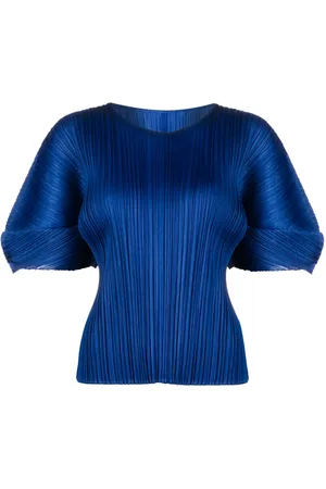 PLEATS PLEASE ISSEY MIYAKE Monthly Colors August plissé blouse