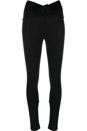 MAGDA BUTRYM Floral-appliqu?? leggings
