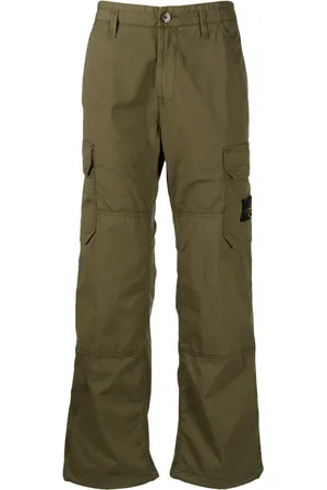 Stone Island Compass-appliqué cargo trousers