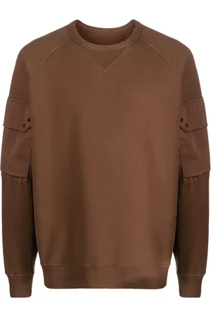 Ten Cate Logo-appliqué panelled cotton sweatshirt