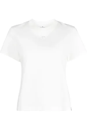Courrèges Logo-appliqu?? cotton T-shirt