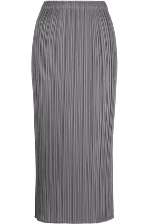 PLEATS PLEASE ISSEY MIYAKE Plissé high-waist midi skirt