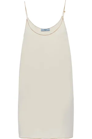 Prada Sablé chain-link mini-dress