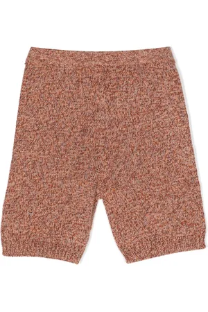 Cashmere In Love York mélange-effect knitted shorts