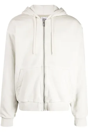 Izzue Logo-appliqué hooded jacket