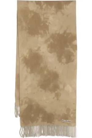 Acne Studios Logo-appliqu?? wool scarf