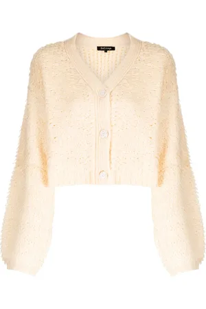 tout a coup Bouclé-design cropped cardigan