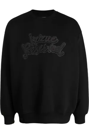 Izzue Towelling logo-appliqu?? sweatshirt