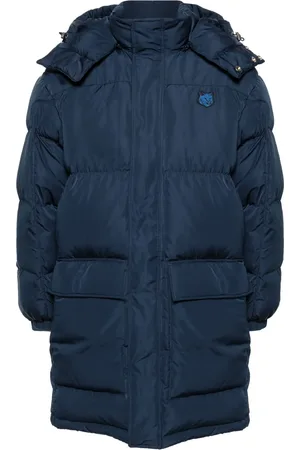 Maison Kitsuné Fox-appliqué padded coat