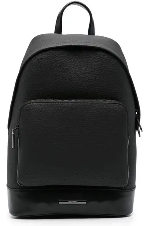 Calvin klein deals men's leather backpack