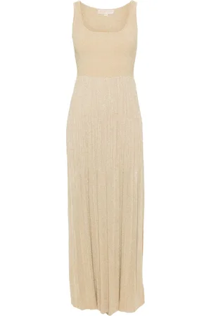 Michael kors outlet knotted metallic dress