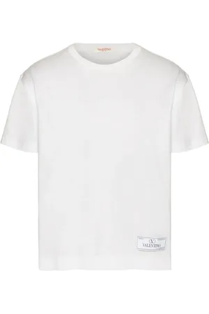 VALENTINO GARAVANI Logo-appliqué cotton T-shirt