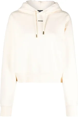 Jacquemus Le Hoodie Gros Grain logo-appliqu?? top