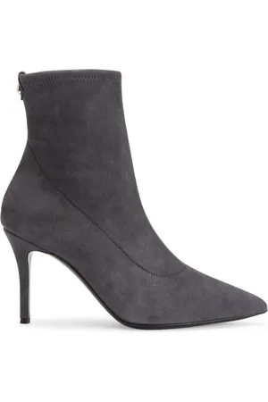 Grey on sale heel booties