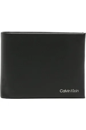 Calvin Klein Men's Leather Billfold Wallet, Navy, One Size at Amazon Men's  Clothing store