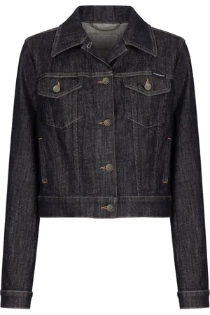 Dolce & Gabbana Logo-appliqué cotton-blend denim jacket